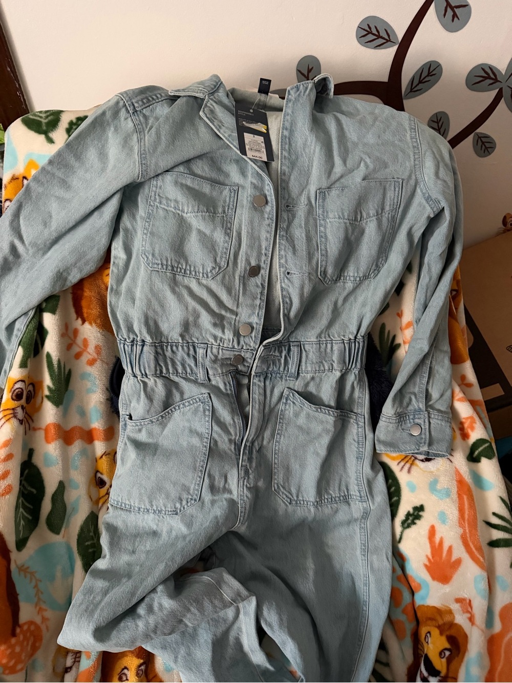 Denim Jumpsuit NWT SZ2